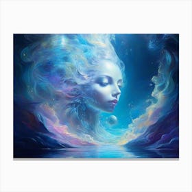 Dreaming Woman Canvas Print