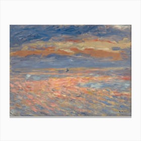 Sunset (1879 Or 1881), Pierre Auguste Renoir Canvas Print