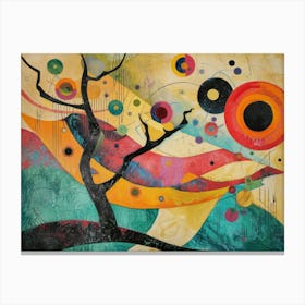 Contemporary Artwork Inspired By Wassily Kandinsky 2 Canvas Print