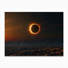 Solar Eclipse Canvas Print