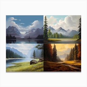 Landscape Oil Painting Canvas Print
