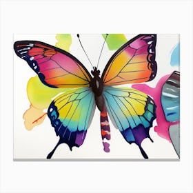 Colorful Butterflies Canvas Print