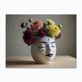 Face Vase Canvas Print