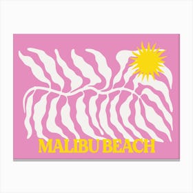 Malibu Beach Canvas Print