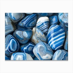 Blue Agate 1 Canvas Print