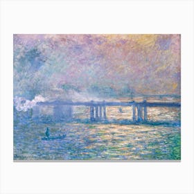 Charing Cross Bridge (1903), Claude Monet Canvas Print