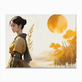 Chinese Woman Canvas Print