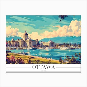 Ottawa Cityscape 2 Canvas Print