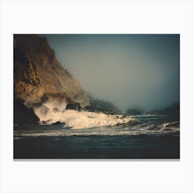 Waves At Pfeiffer Beach Canvas Print