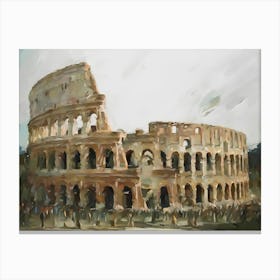 Colossion Rome Canvas Print