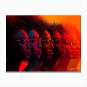 Solar Sisters - Lunar Beauty Canvas Print