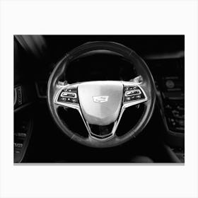 Cadillac Cts Steering Wheel Canvas Print