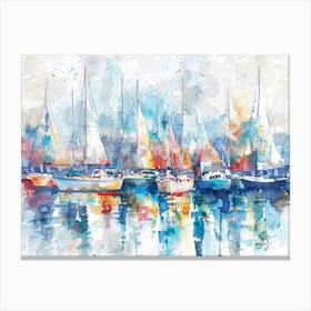 Sailboats Canvas Print 2 Canvas Print