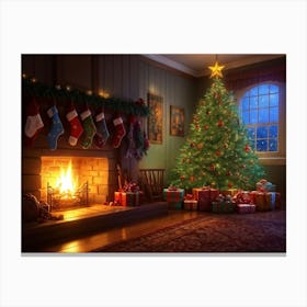 Christmas Tree 95 Canvas Print