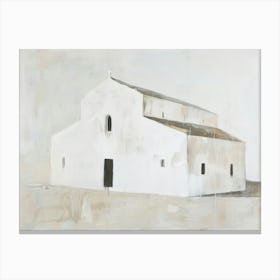 White Church Canvas Print