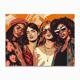 Group Of Women 24 Canvas Print