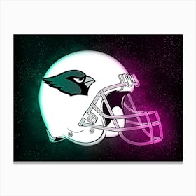 Arizona Cardinals Helmet Style Canvas Print