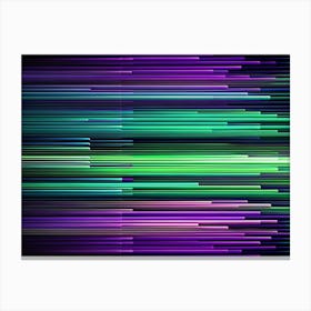 Abstract Background With Colorful Vertical Lines Canvas Print