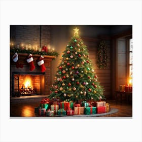 Christmas Tree 86 Canvas Print