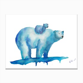 Polar Bears  I Canvas Print