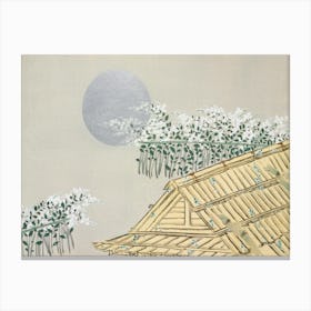 House From Momoyogusa –Flowers Of A Hundred Generations (1909), Kamisaka Sekka Canvas Print