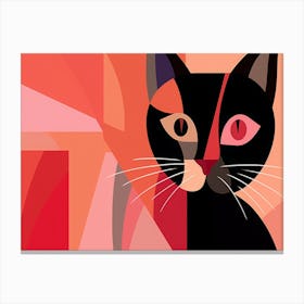 Abstract Cat 12 Canvas Print