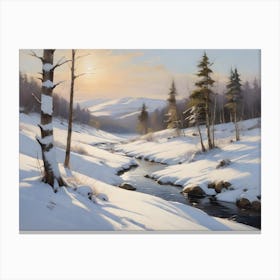 Winter Scene Canvas Print