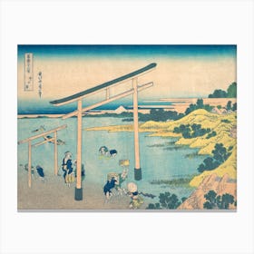 Noboto Bay, Katsushika Hokusai Canvas Print