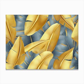 Gold Leaves 4 Canvas Print