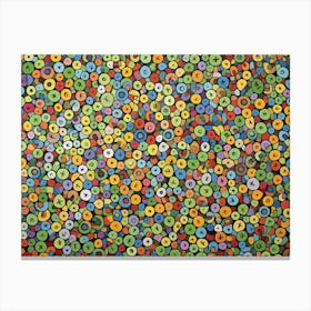 Buttons Canvas Print