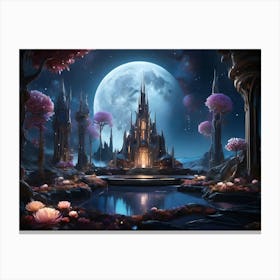 Fairytale Castle 1 Canvas Print