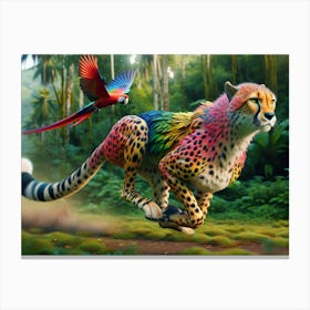 Cheetahparrot Masterpiece Canvas Print