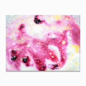 Blueberry Yogurt Canvas Print