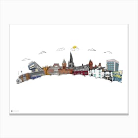 Chesterfield Skyline Canvas Print