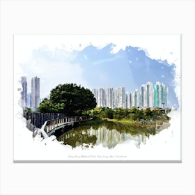 Hong Kong Wetland Park, Yuen Long, New Territories Canvas Print