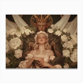 Demon Bride Canvas Print