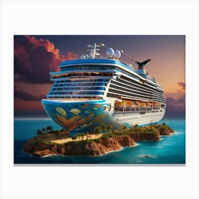 Cruise Ship 1 Canvas Print