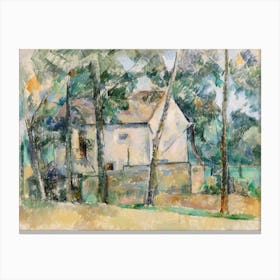 House And Trees, Paul Cézanne Canvas Print