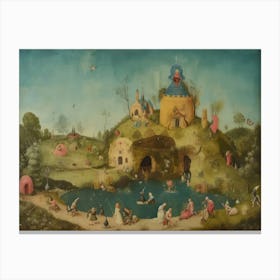 Contemporary Artwork Inspired By Hieronymus Bosch 2 Canvas Print