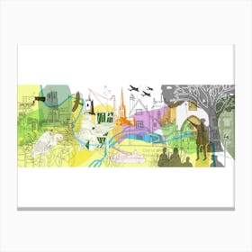 Norwich - City Of Stories Canvas Print