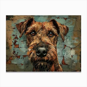 Airedale Terrier Fine Art Portrait 1 Canvas Print