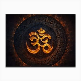 Om Symbol 2 Canvas Print