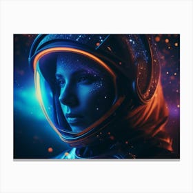 Portrait Of An Astronaut Canvas Print