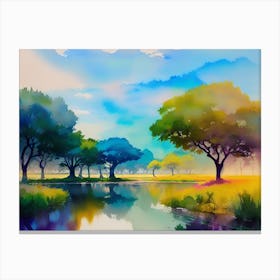 Landscape Painting 28 Canvas Print