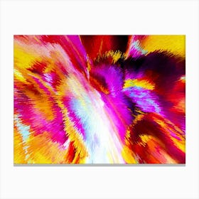 Acrylic Extruded Painting 76 Canvas Print