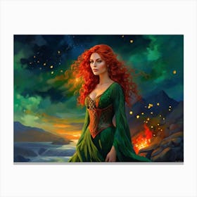 Irish Mermaid Canvas Print