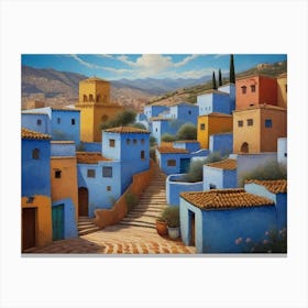 Chefchaouen 3 Canvas Print