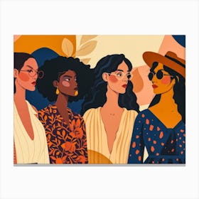 Group Of Women 27 Canvas Print