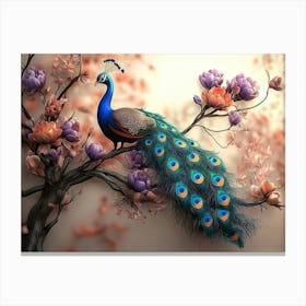 Peacock 7 Canvas Print