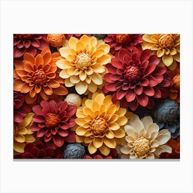 Autumn Flowers 1 Canvas Print